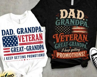 Veteraan overgrootvader PNG, vader opa veteraan shirtontwerp, grappig patriottisch familiecadeau, Vaderdag sublimatiebestand