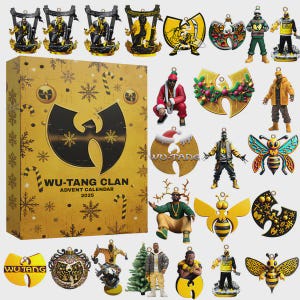 Wu-Tang Inspired Advent Calendar 2025 • 24-Day Mystery Box with Hip-Hop Style Mini Figures • Collector Countdown Set for Fans