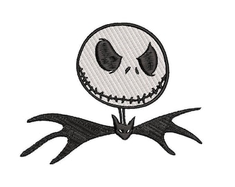 Jack Skellington Stickdatei - 4 Größen