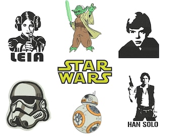 Star Wars Stickdatei - 4 GRÖßEN