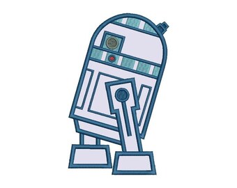 R2 D2 Applique Design - 4 SIZES