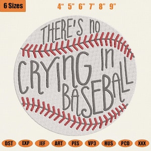 Honkbalborduurontwerp, borduurbestand honkbalmachine, sportcitaat, grappig honkbalcadeau PES DST