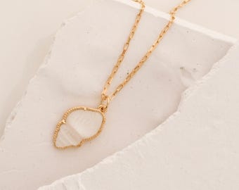 18k Brazilian Gold Filled Ocean Shell Necklace