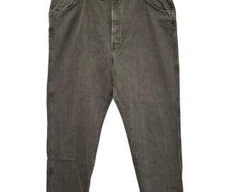 Vintage USA Made Wrangler Jeans 46x30 Brown Western Workwear Utility