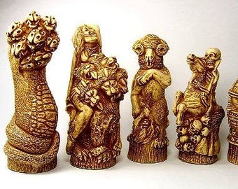 Book Of Revelation  LATEX CHESS MOULDS/Molds (set of 9)