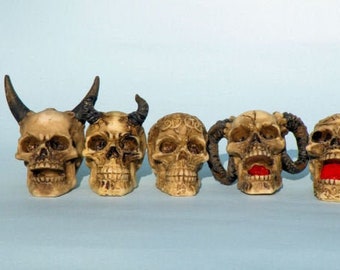 Skull No3 LATEX  MOULDS/Molds (set of 6)