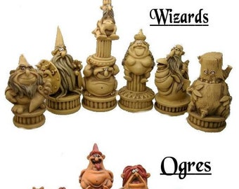 Wizard And Ogres LATEX CHESS MOULDS/Molds (14)