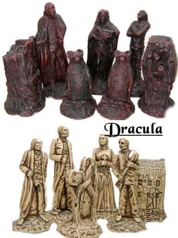 Dracula LATEX CHESS Moulds molds 14 Etsy UK