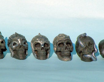 Skull 2 LATEX MOULDS/Molds (6)