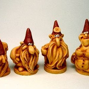 Gnomes   LATEX CHESS MOULDS/Molds (9)