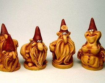 Gnomes   LATEX CHESS MOULDS/Molds (9)