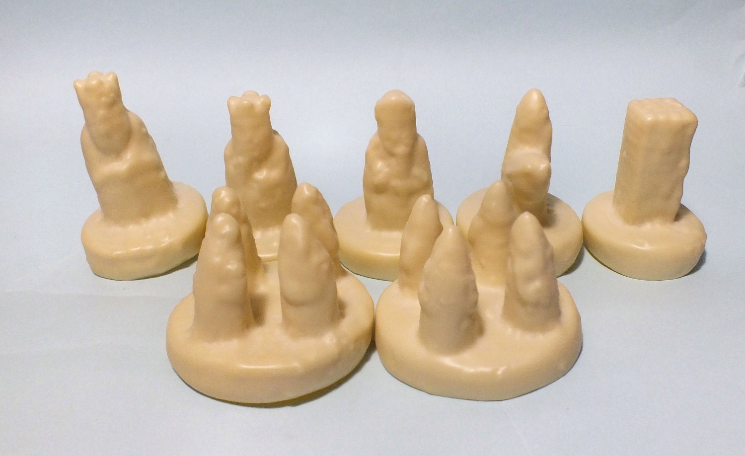 Small Medieval Lewis LATEX CHESS MOULDS 9 