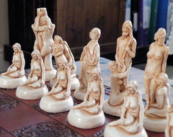 Adult Erotic LATEX CHESS MOULDS/molds (9).