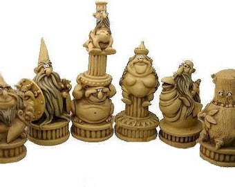 Wizards LATEX CHESS MOULDS/Molds (set of 9)