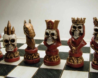 Undead LATEX CHESS MOULDS/Molds (set of 9)