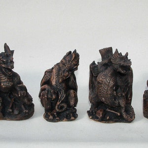 Dragons LATEX CHESS MOULDS/Molds (set of 9)