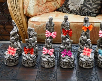 New Large Adult Erotic LATEX CHESS MOULDS/molds (9).