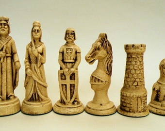 Medieval Classic LATEX CHESS MOULDS/Molds (9)