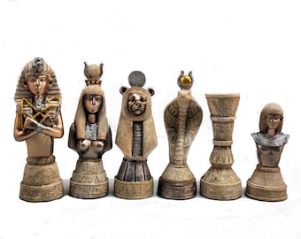 Egyptian LATEX CHESS MOULDS/Molds (9)