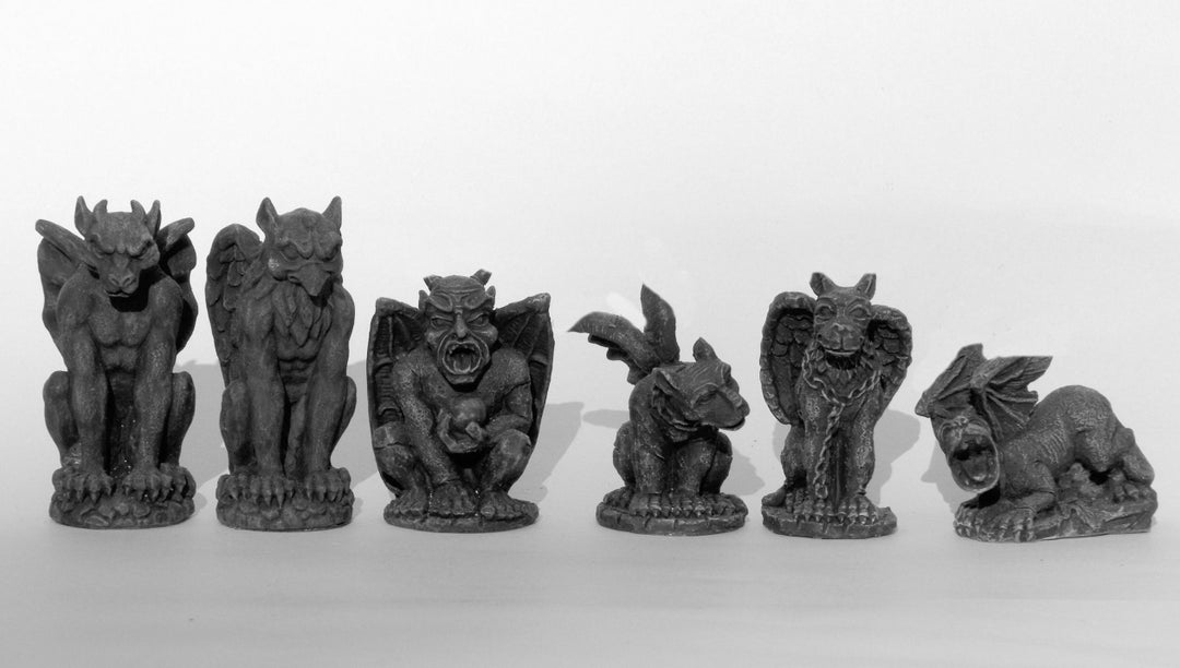 Gargoyle Set 3 LATEX Moulds/molds (set of 6) - Etsy