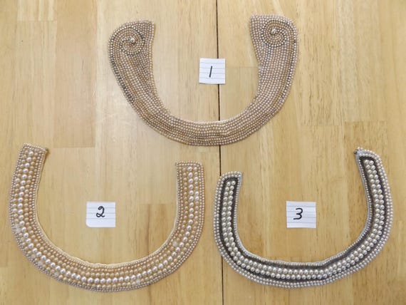 Vintage Beaded Pearl Collars / Chokers