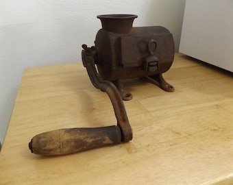 hand crank tobacco shredder Antique Hand Crank Tobacco Grinder / Shredder / Chopper