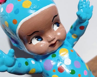 Vintage Repainted 6-1/2" Irwin Kewpie Art Doll