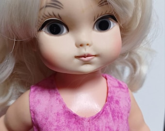Vintage Big Eyes 11" Uneeda 1966 Pretty Portrait Doll, Royal Joy Clone