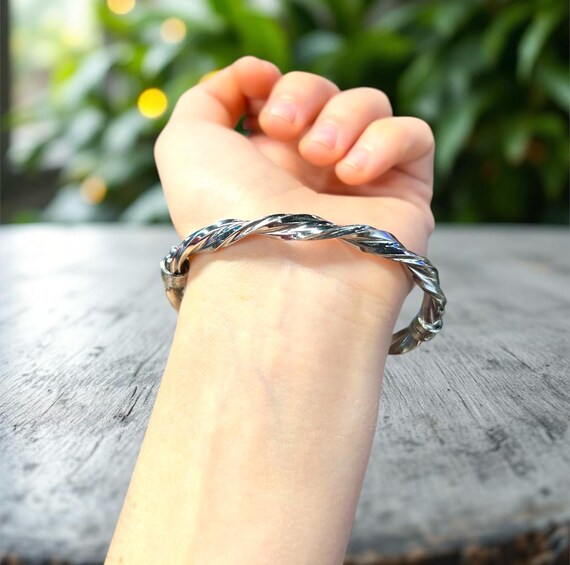 Sterling Silver Bangle - image 3