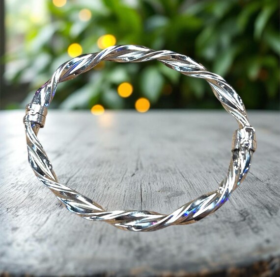 Sterling Silver Bangle - image 1