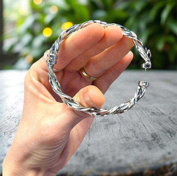 Sterling Silver Bangle - image 2
