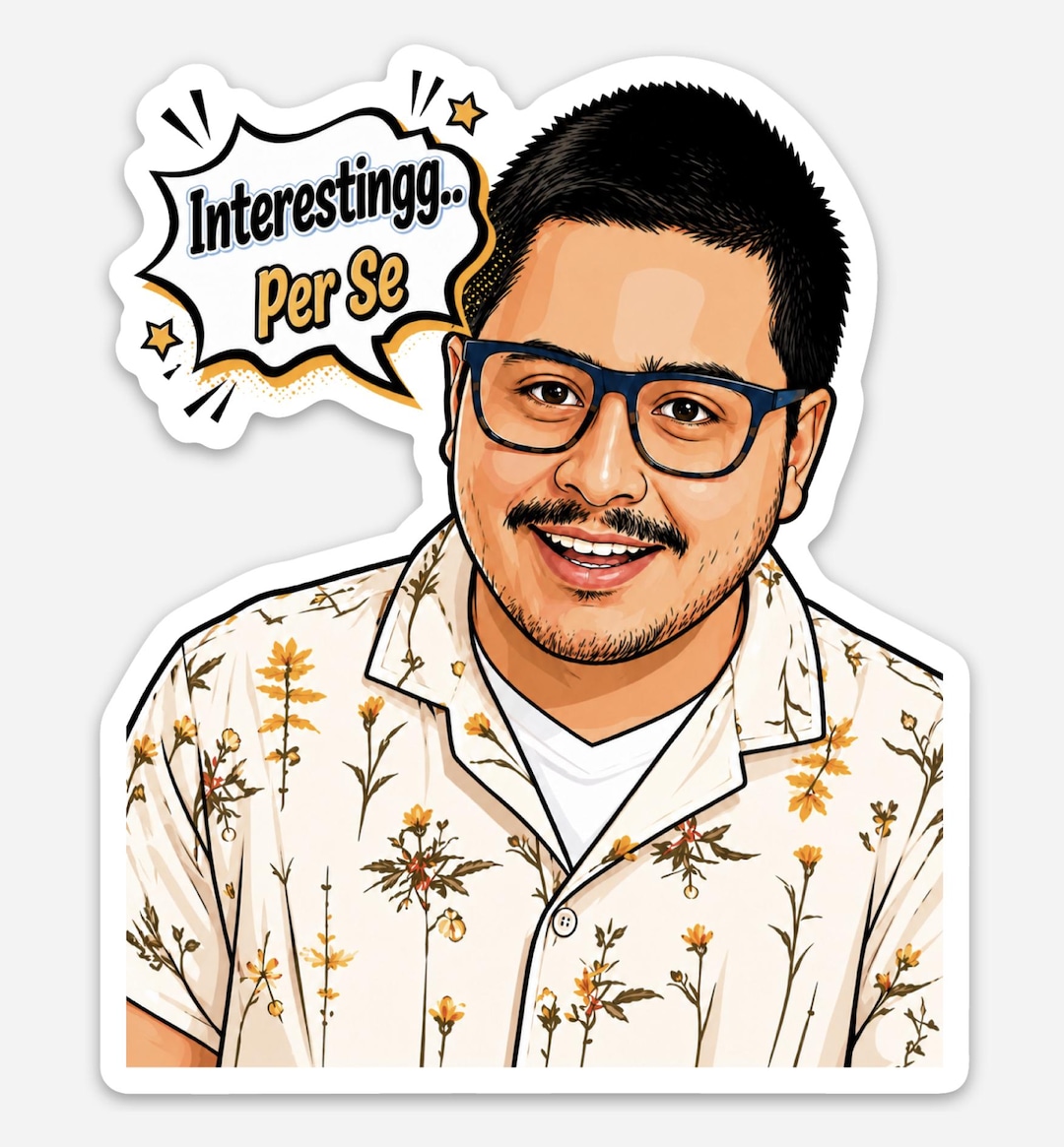 Spectrum Meme Sticker Funny Interesting… per Se Sticker | Love on the Spectrum Inspired Quote ...