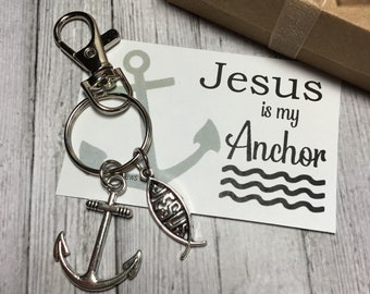 Jesus the Anchor of our Soul Key ring