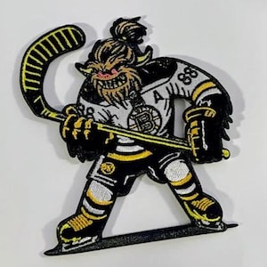 Parche termoadhesivo de vinilo de los Boston Bruins, 4 pulgadas, adhesivo termotransferible Brad Marchand para telas y accesorios.