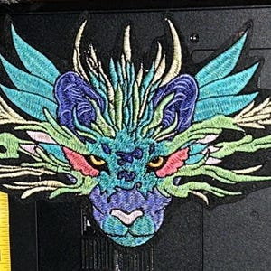 Écusson thermocollant à broder Diable bleu méchant