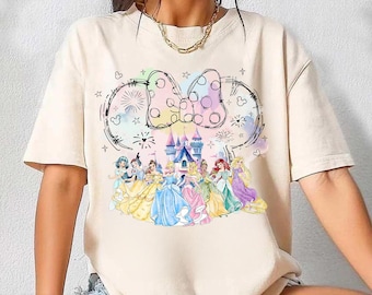 レトロなディズニープリンセスのグリッター効果PNG、水彩プリンセスPNG、魔法の城ディズニーランドバケーションPNG、ディズニーワールドプリンセスPNG