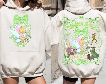 ティンカーベルのコケットリボンPNG、ディズニーランドデザイン（デジタルダウンロード）