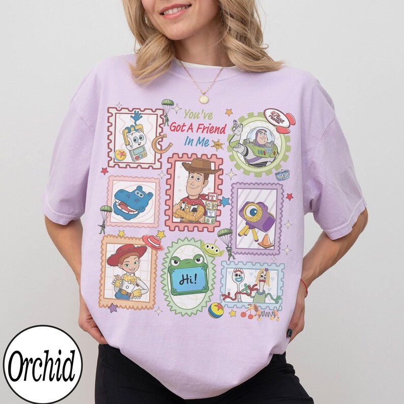 Retro Toy Story 5 You've Got A Friend In Me Shirt, Disneyworld Toy Story Tee, Toy Story Family Matching Trip 2026 Tees, Toy Story Movie Tee image 8
