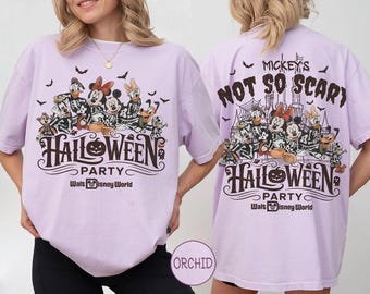 Retro Mickey Not So Scary Halloween 2026 Shirt, Vintage Disney Skeleton Comfort Colors Tee, Disney Family Trip Shirt, WDW Halloween Gift