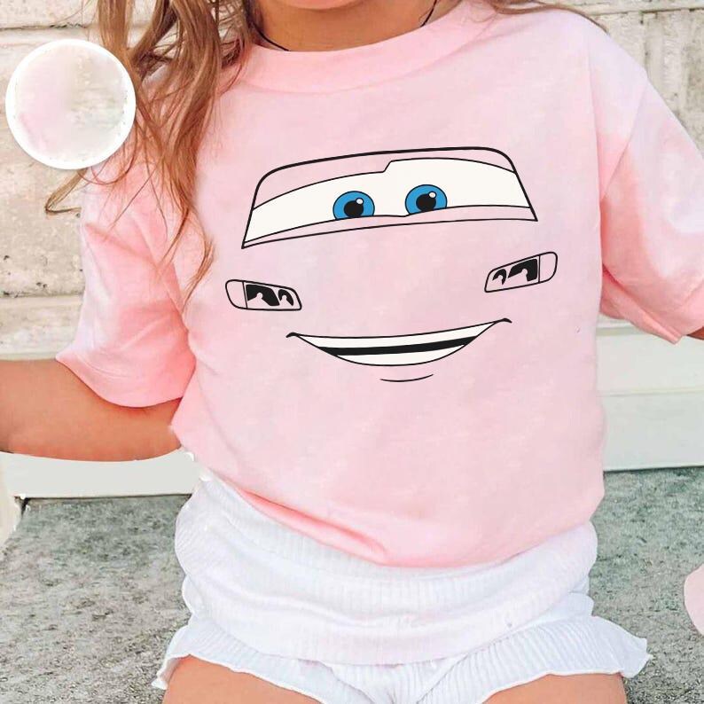 Retro Lightning McQueen Shirt, Disneyland Cars Land Costume Tee, Vintage Tow Mater Birthday Gift, California Adventure Family Group Trip bild 4