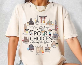 Disney Pour choices PNG, Drinking Around the World PNG, Christmas Drinking Around the World Disney Trip PNG, Digital File Download