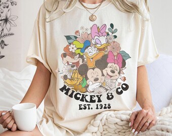 Retro Mickey Mouse & Friends Png, Disneyland Digital Download