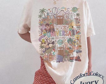 Retro Universal Studios 2026 Shirt, Vintage Disneyworld Trip Tee, Disney Family Vacation Shirt, Comfort Colors Universal Tee, Family Trip