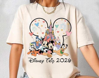 Disneyworld Family Trip 2026, Mickey and Friends PNG (Digital Download)
