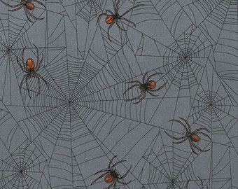 Alexander Henry Tangled Web Charcoal Cotton Fabric by Yard