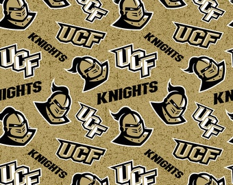 NCAA University of Central Florida Tone on Tone UCF-1178 Cotton Fabric By the Yard