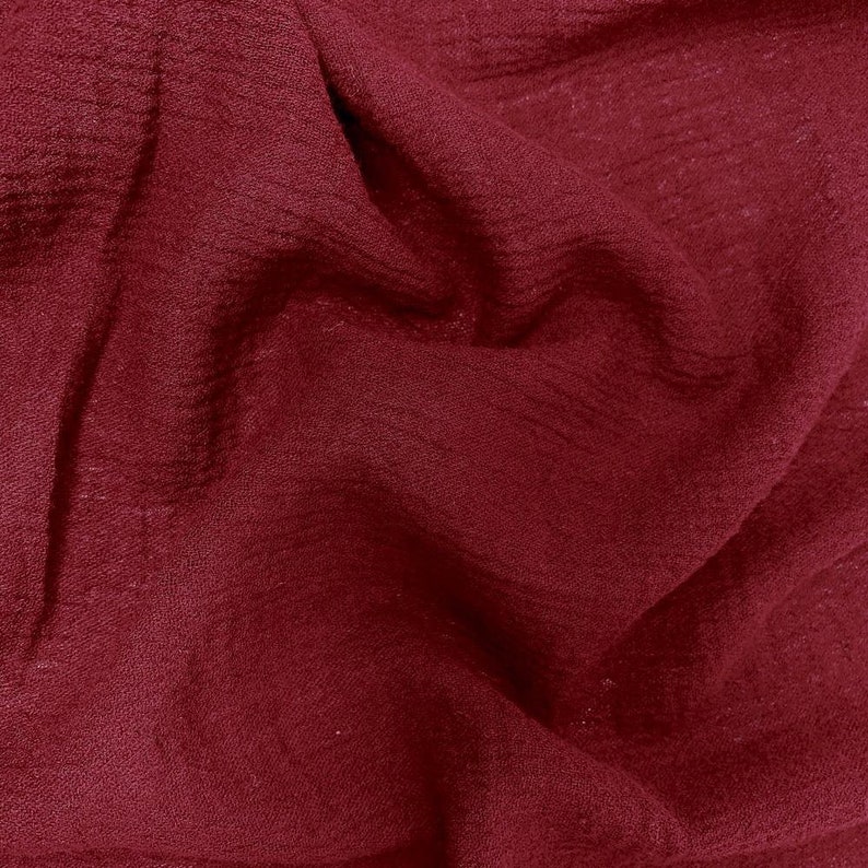 58 Solid Colored Cotton Gauze Fabric by the Yard Etsy