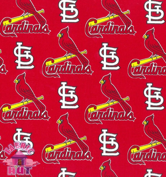 St. Louis Cardinals Red MLB Fleece by Fabric Traditions