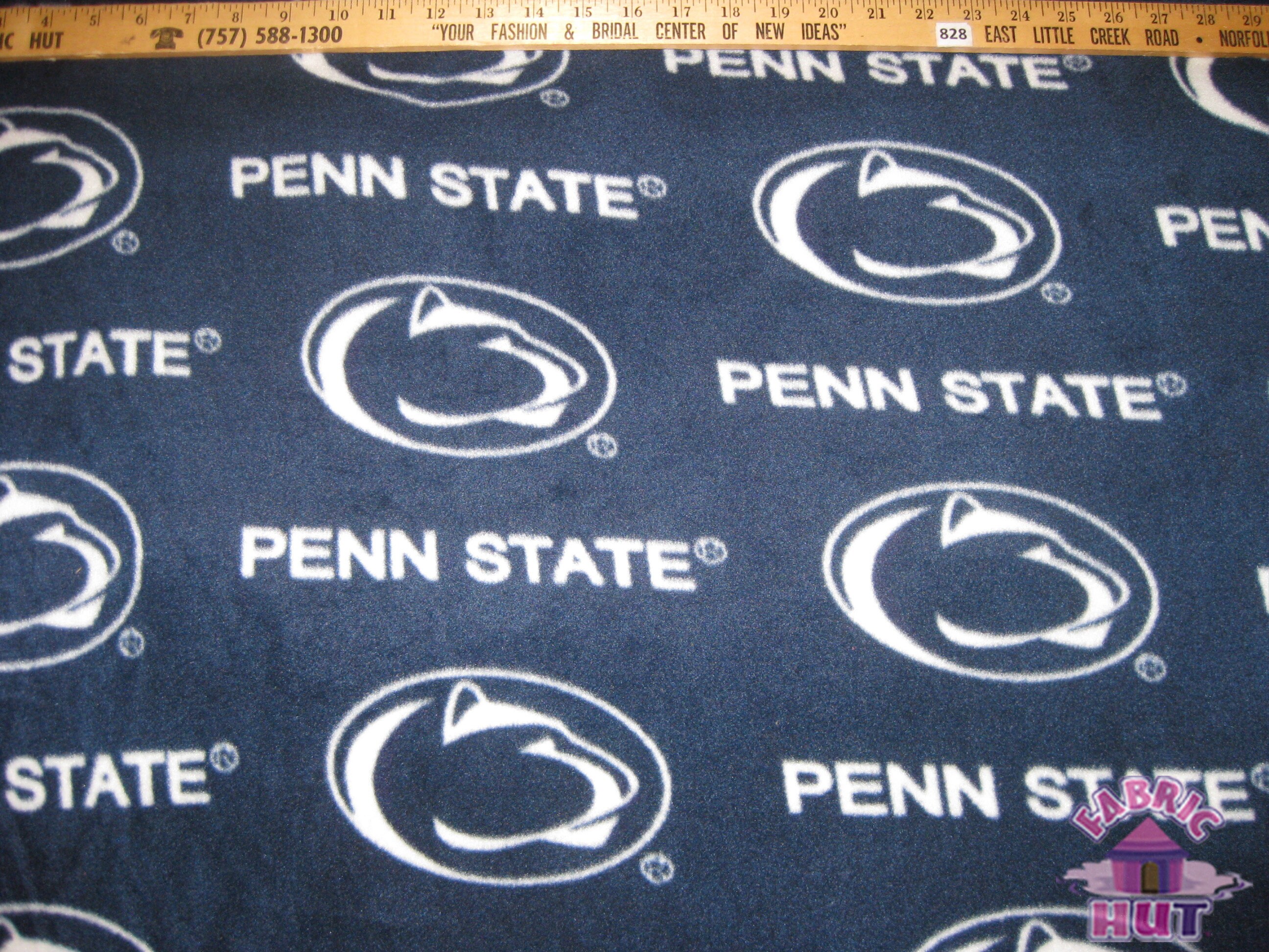 Sykel Enterprises Collegiate Fleece Boise State University Fabric by The Yard Blue