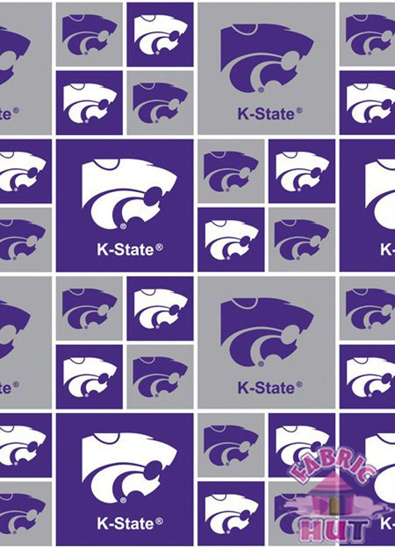 KS101 Kansas State University Wildcats 100/% Cotton Fabric